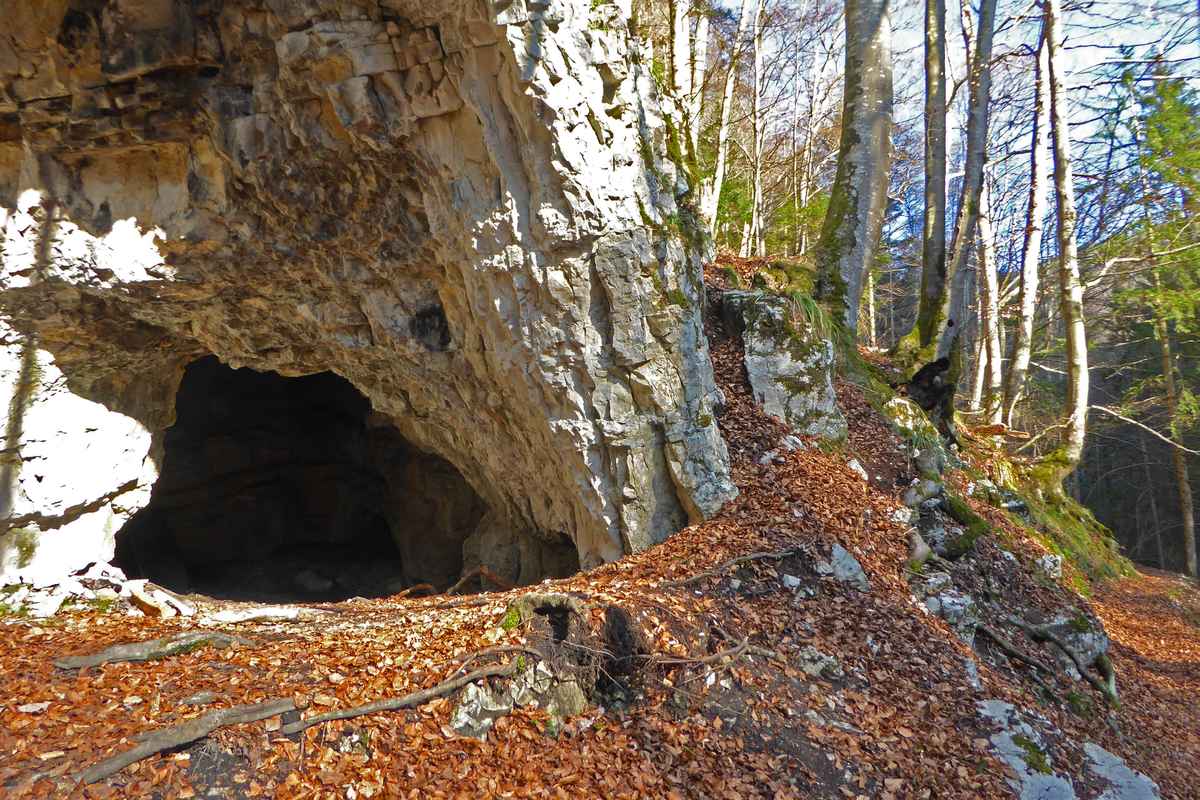 Aufstieg durch die Wolfsschlucht