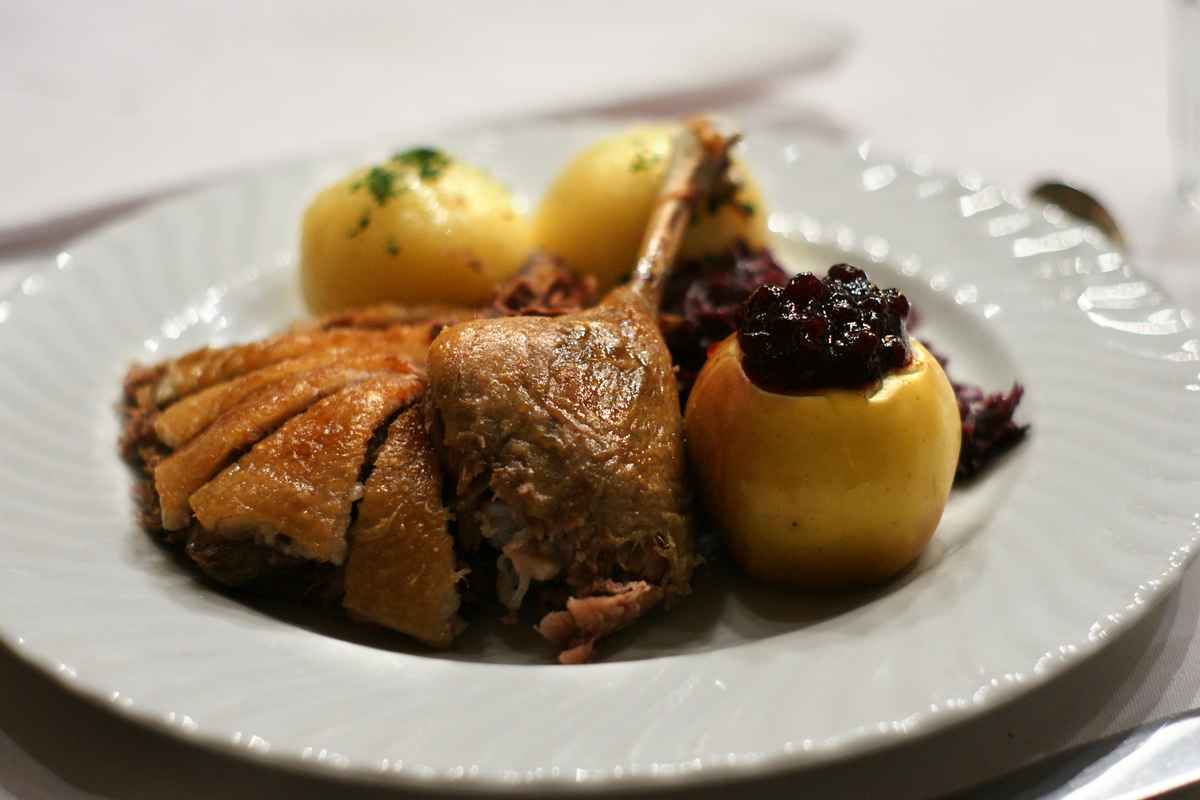 Gänsebraten