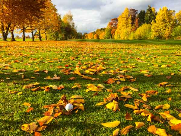 Golfen im Herbst 2