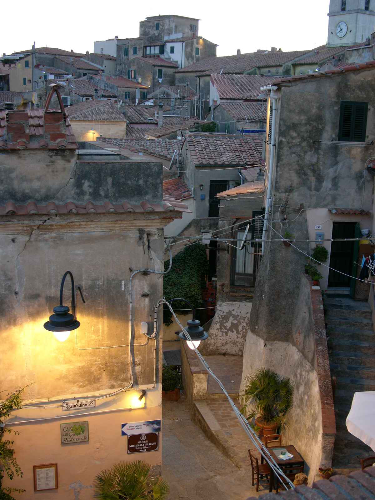 Abendstimmung in Capoliveri auf Elba