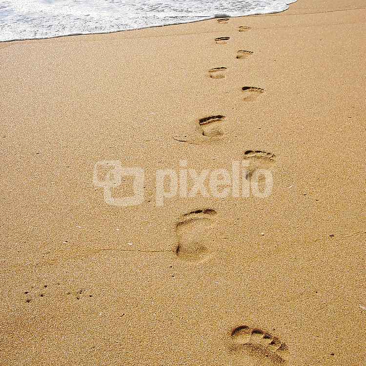 Spuren im Sand