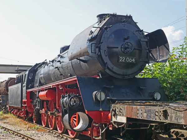 Im Bayerischen Eisenbahnmuseum . . . .