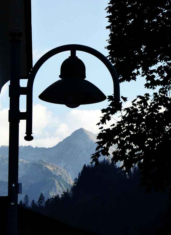 Lampe am Haus