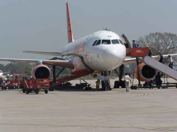 Flughafen Varanasi Indien