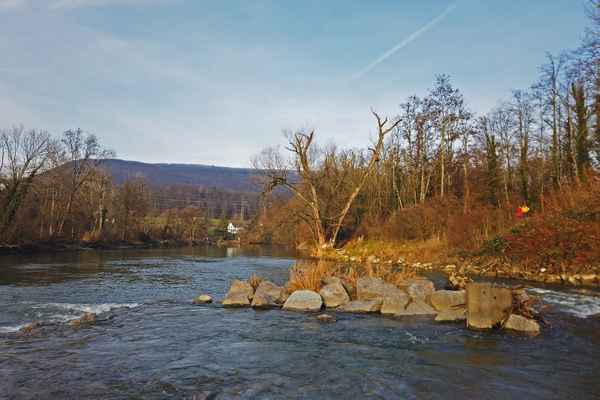 Früher Abend an der Aare