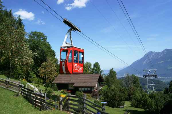 Alvier Luftseilbahn Oberschan-Hotel Alvier