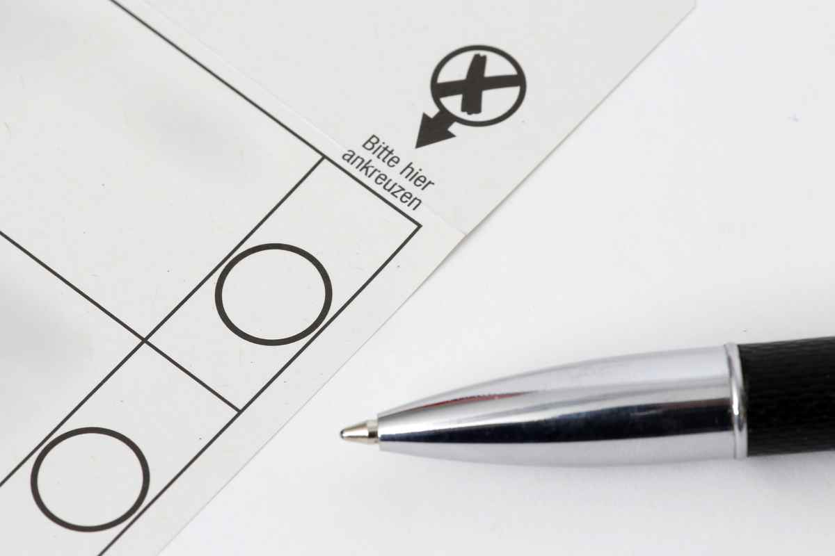 Wahl: Bitte ankreuzen