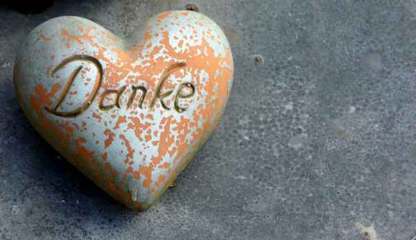 herzliches Danke