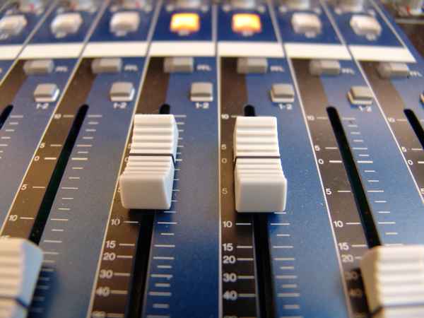 Mischpult Fadergruppe