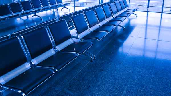 Flughafen Wartezone