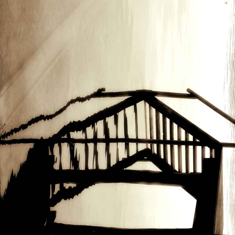 Spiegelung im Abendlicht