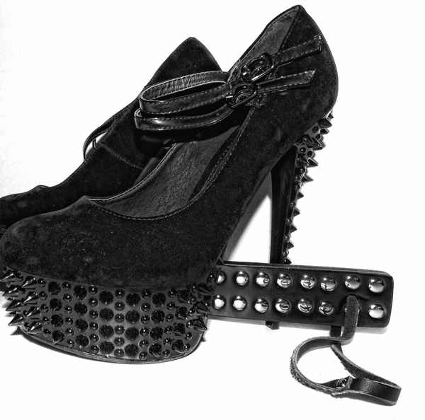 High Heels mit Paddel