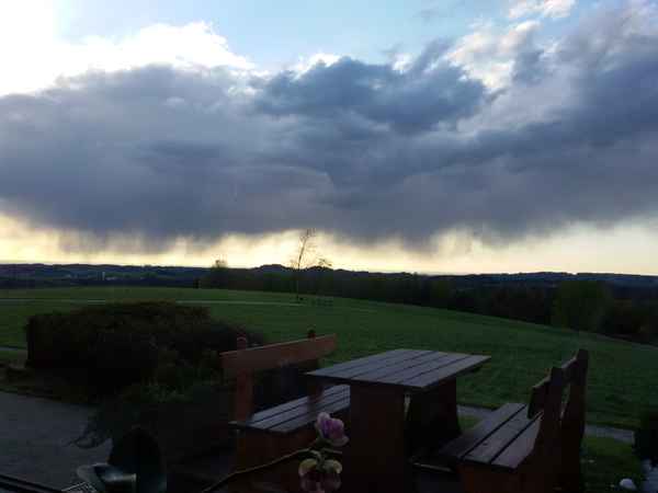 Regenfront am Chiemsee