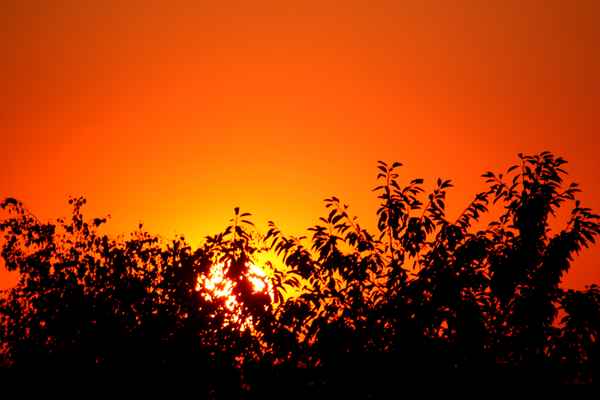 Sonnenuntergang...