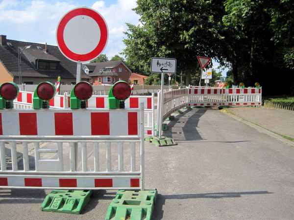 Strasse gesperrt