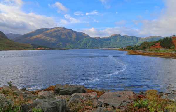 Loch Cluanie, Schottland, Oktober 2017