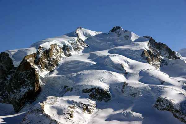 Monte Rosa mit Dufourspitze 4634m