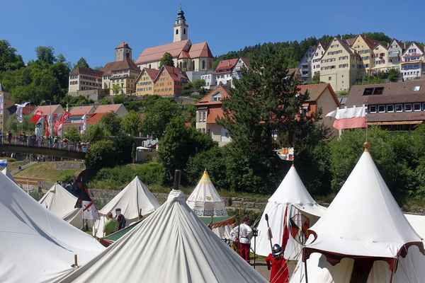 Ritterlager anno 2017 vor Horb am Neckar