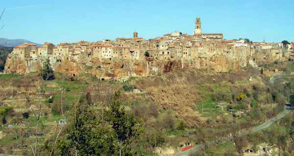 Pitigliano in der Toscana