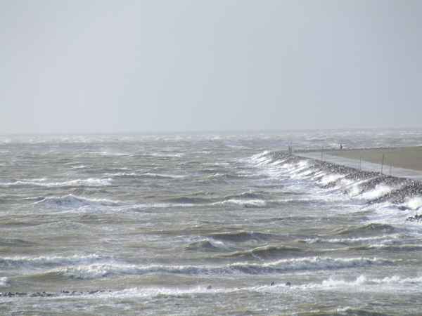 Sturm im Wattenmeer