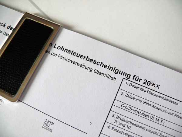 Lst. - Bescheinigung