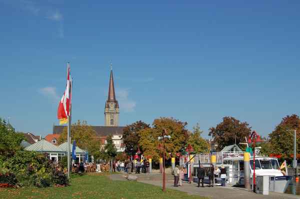Auf der Mole in Radolfzell am Bodensee