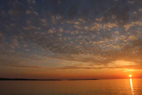 Sonnenuntergang in Istrien
