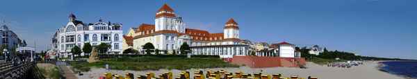 Binz in der Morgensonne