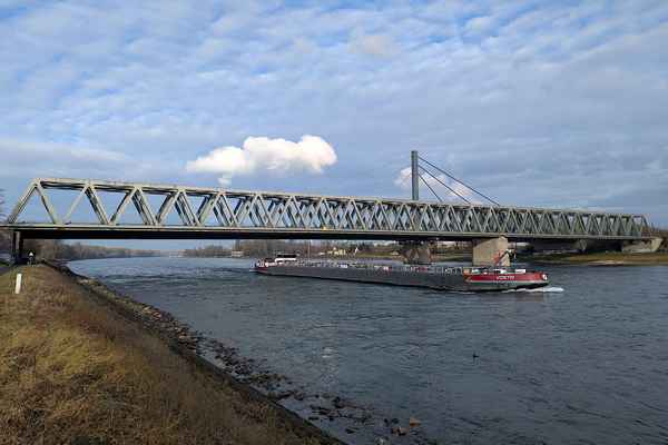 Eisenbahn Rheinbrücke bei Wörth - Maxau
