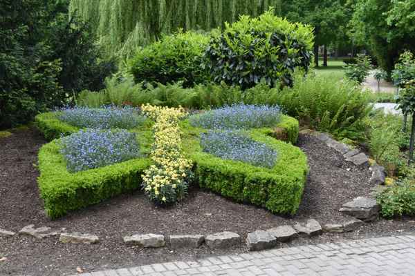 beet im luisenpark in mannheim