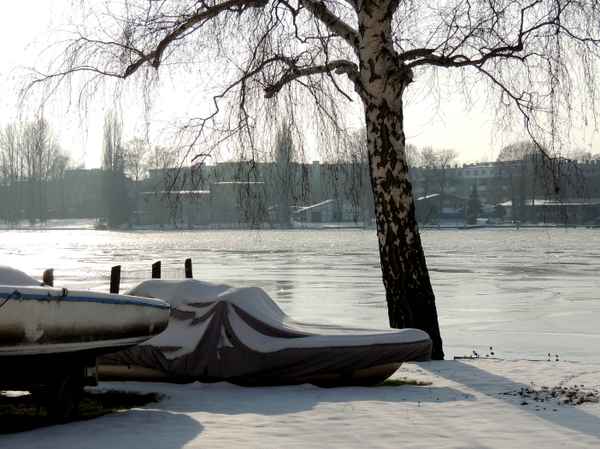 Dahmeufer im Winter 2