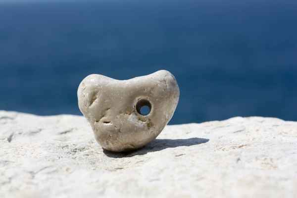 Herzförmiges Meeressteinchen