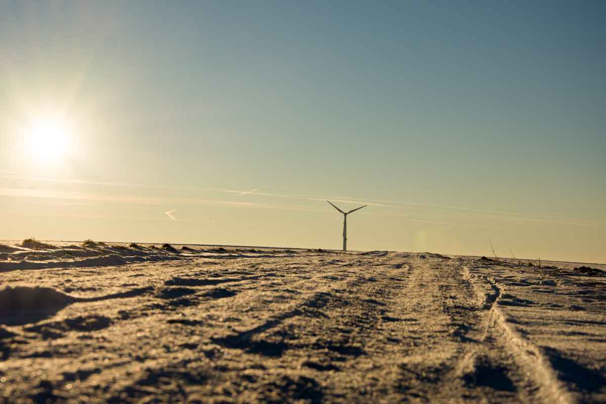 WIND-KRAFT- oder SONNEN ENERGIE im Winter
