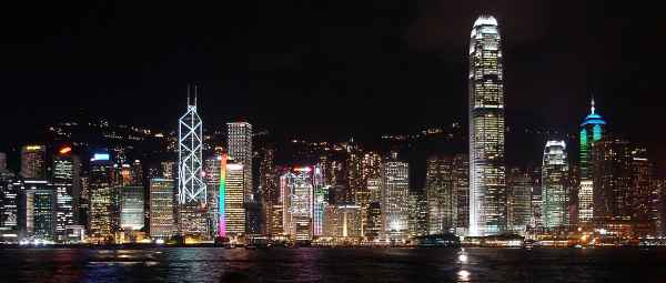 skyline night