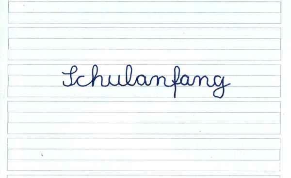 Schulanfang