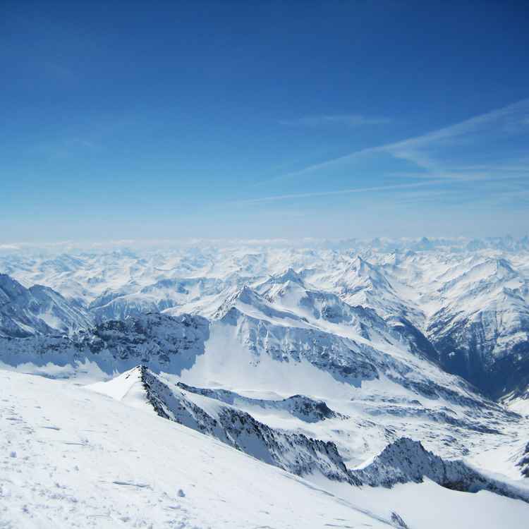 Alpen im Winter