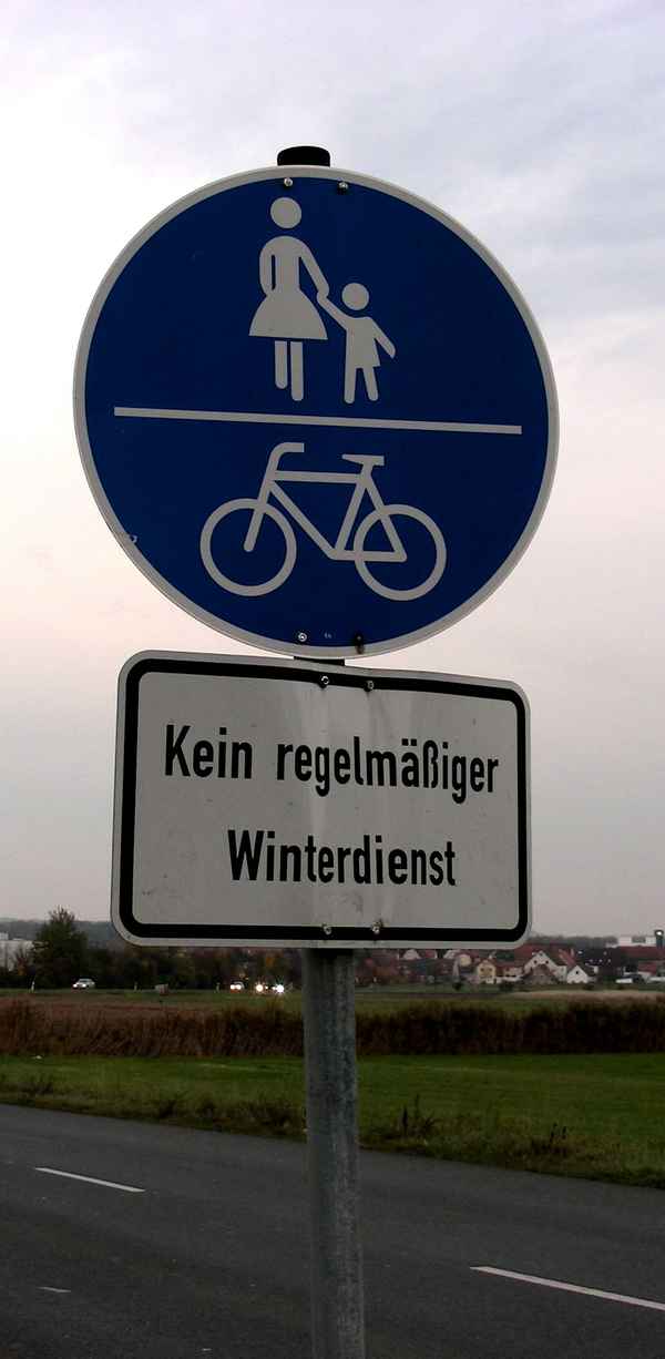 kein regelmäßiger Winterdienst, in Heßdorf