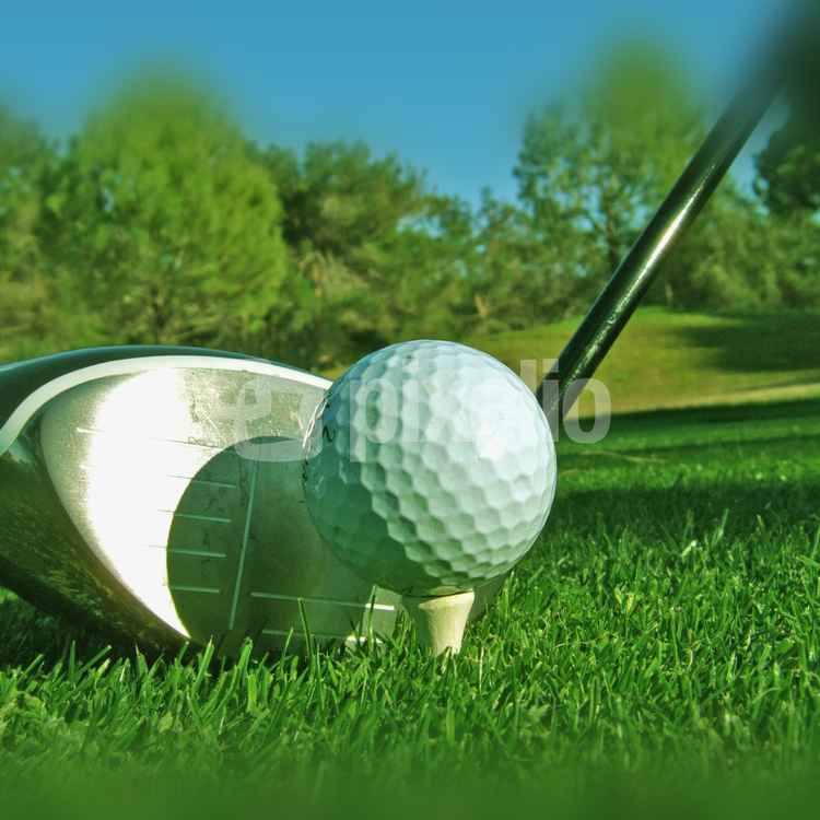 Golfschläger Driver, quer