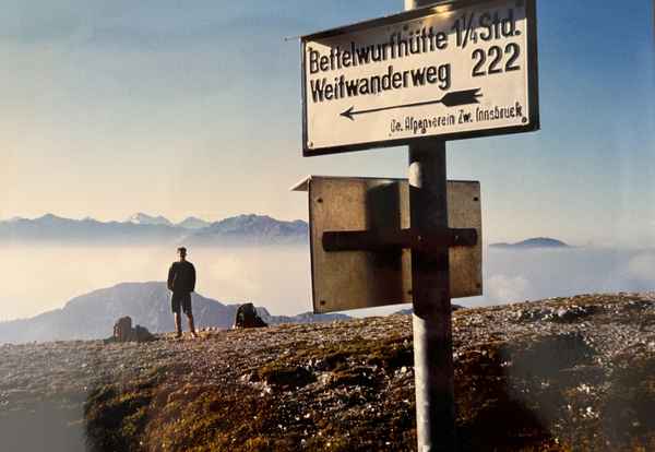 Wanderer in den Bergen