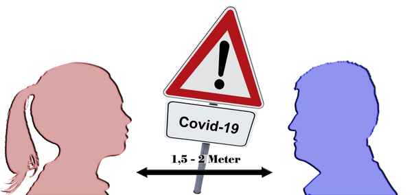 Covid-19 - Abstand halten!