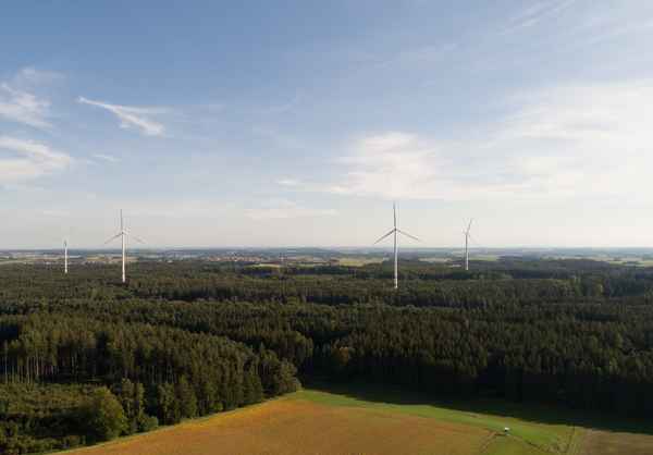 Windkraft aus der Vogelperspektive