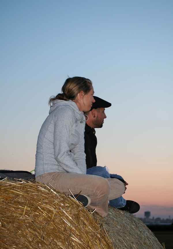 gemeinsam den sonnenuntergang genießen...