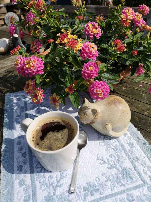 Ein Becher Kaffee