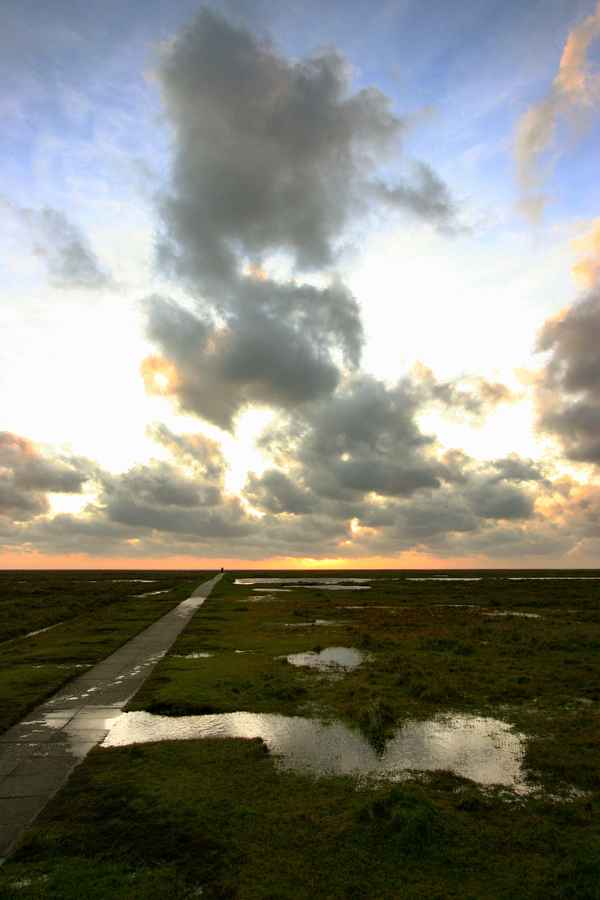 Sonnenuntergang an der Nordsee
