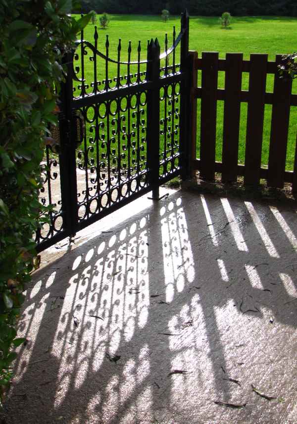 romantisches Gartentor