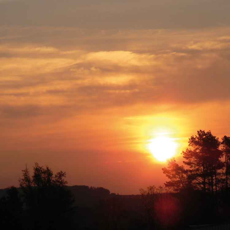 Sonnenaufgang im April