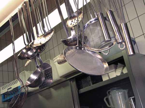 griffbereit in der Profiküche