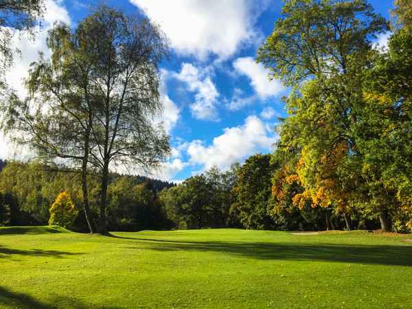 Spätsommer mit erstem Herbstlaub