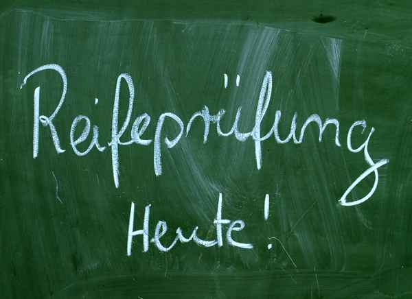 Tafel: Reifeprüfung Heute!