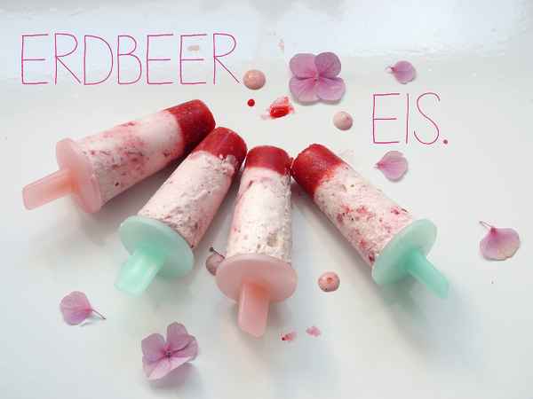 Erdbeereis . . .